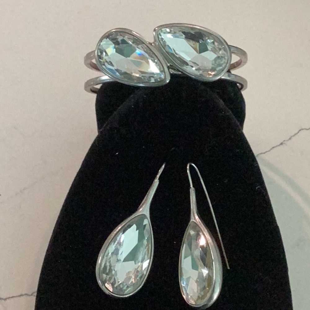 Bracelet and matching earrings